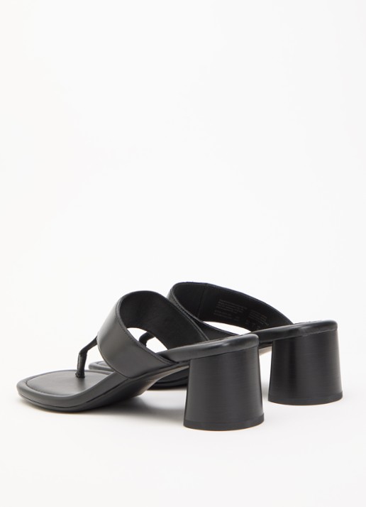 Vagabond Shoemakers Evie sandalette van leer - achterkant zwart