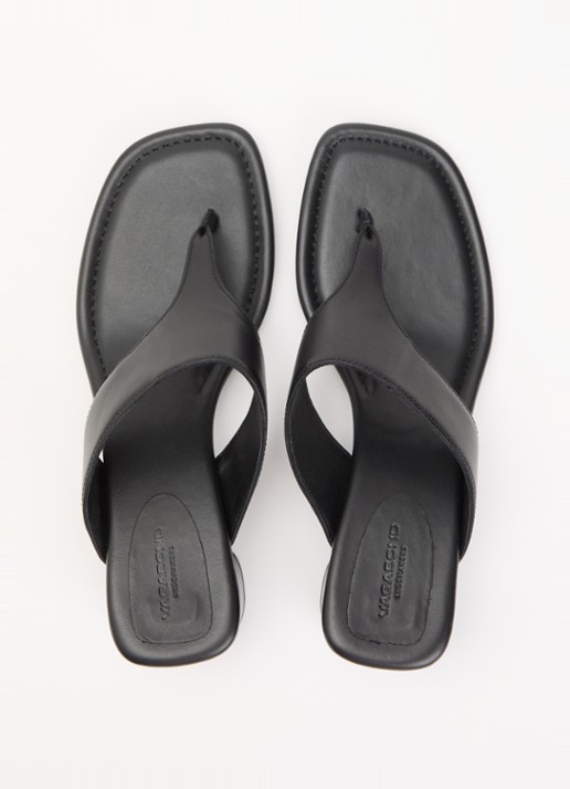 Vagabond Shoemakers Evie sandalette van leer - detail 4 zwart