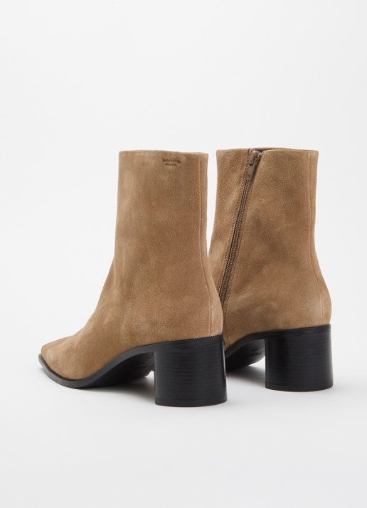 Vagabond Shoemakers Fay enkellaarsje van suède - achterkant 3 zand