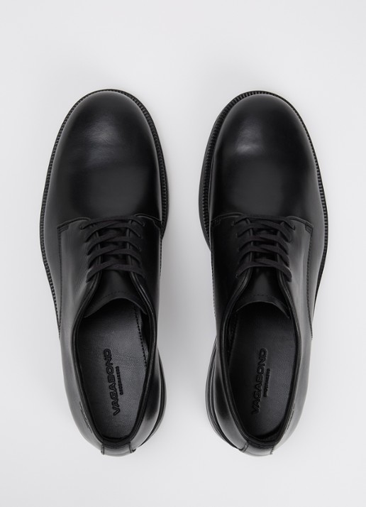Vagabond Shoemakers Floyd veterschoen van leer - detail 2 zwart