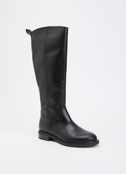 Vagabond Shoemakers Freya laars van leer - voorkant 2 zwart