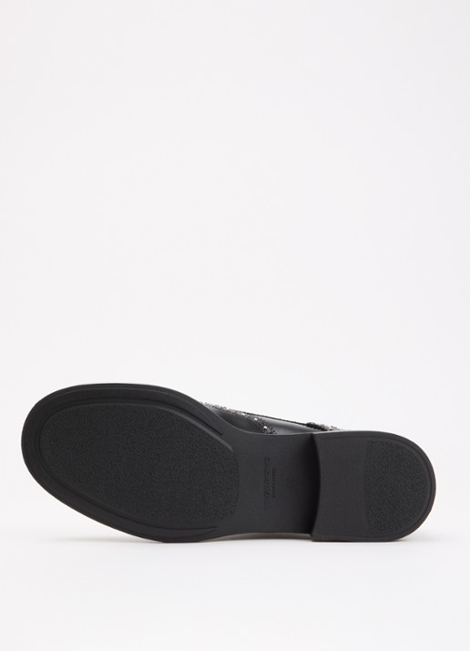 Vagabond Shoemakers Freya veterschoen van leer met studs - detail 6 zwart