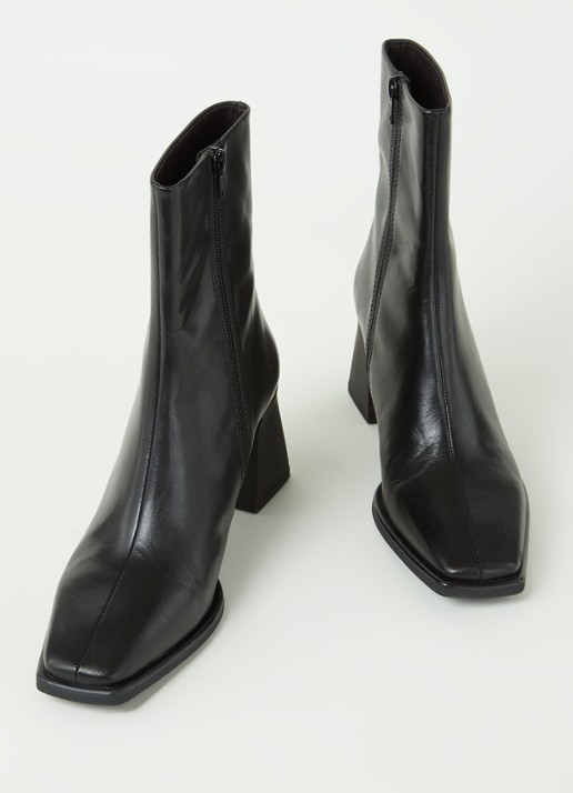 Vagabond Shoemakers Hedda enkellaarsje van leer - detail 2 zwart