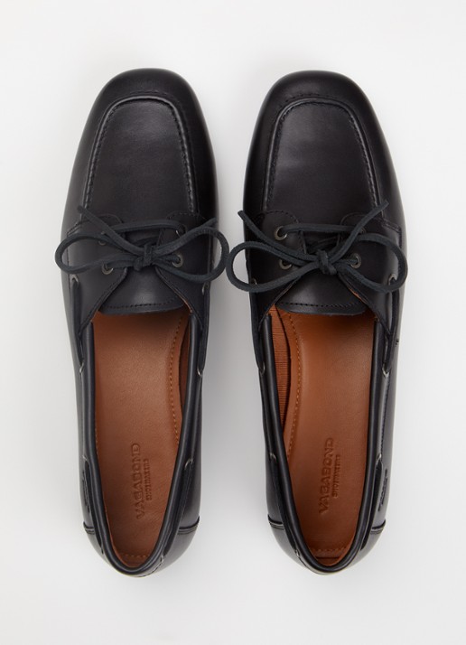 Vagabond Shoemakers Hillary bootschoen van leer  - detail 5 zwart