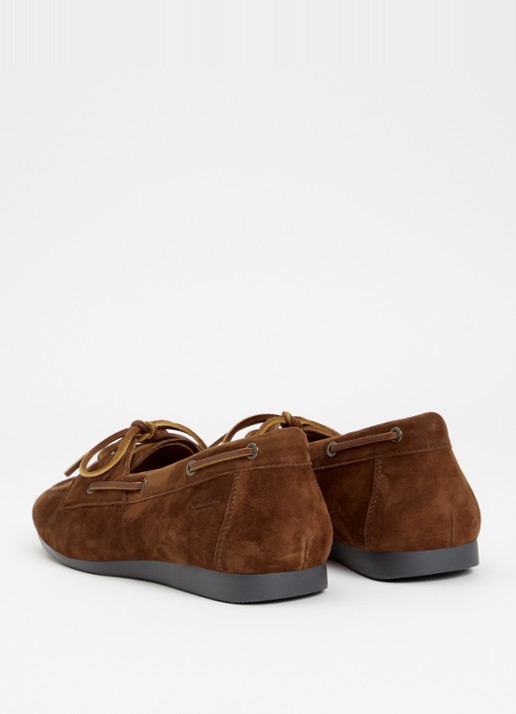 Vagabond Shoemakers Hillary bootschoen van leer  - achterkant 3 kastanjebruin