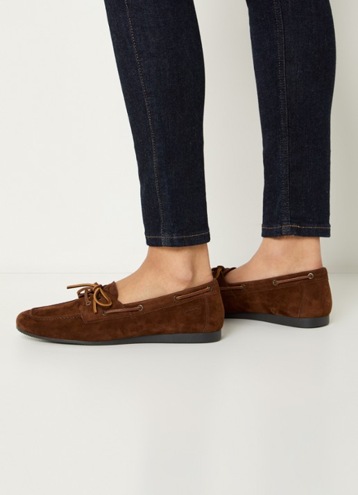 Vagabond Shoemakers Hillary bootschoen van leer  - voorkant 2 kastanjebruin