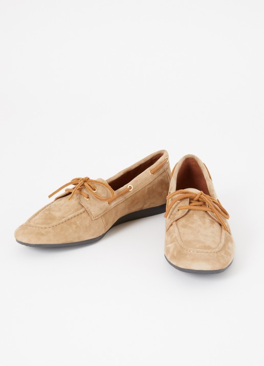 Vagabond Shoemakers Hillary bootschoen van leer  - detail 2 beige
