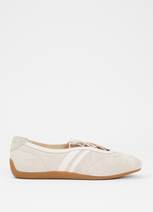 Vagabond Shoemakers Hollie ballerina van suéde met details van leer