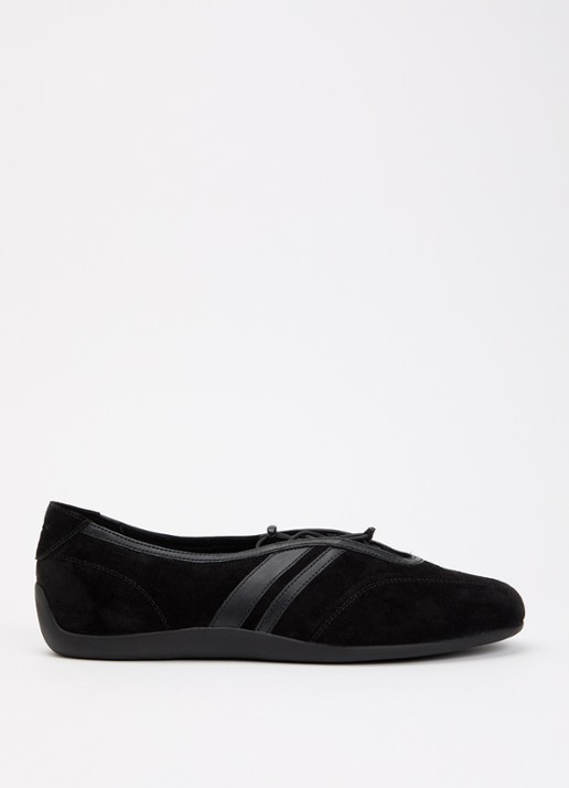 Vagabond Shoemakers Hollie ballerina van suéde met leren details