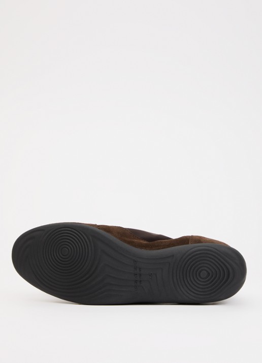 Vagabond Shoemakers Hollie sneaker met suède details - detail 5 donkerbruin