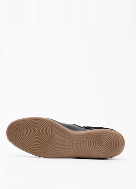 Vagabond Shoemakers Hollie sneaker van leer met suède details - detail 4 zwart