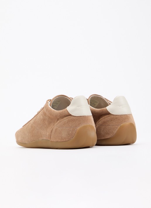 Vagabond Shoemakers Hollie sneaker van suède - achterkant 5 beige
