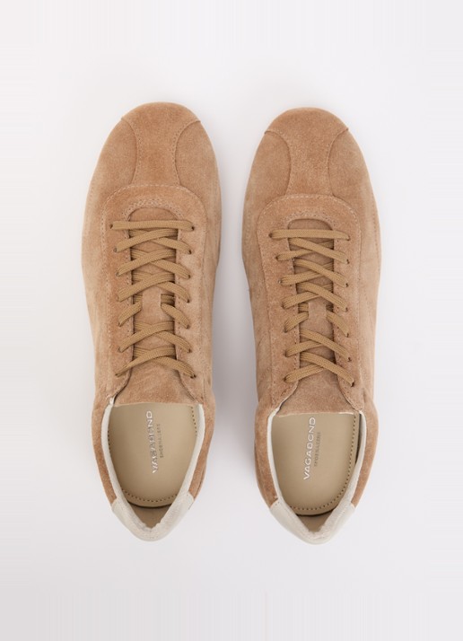 Vagabond Shoemakers Hollie sneaker van suède - detail 2 beige