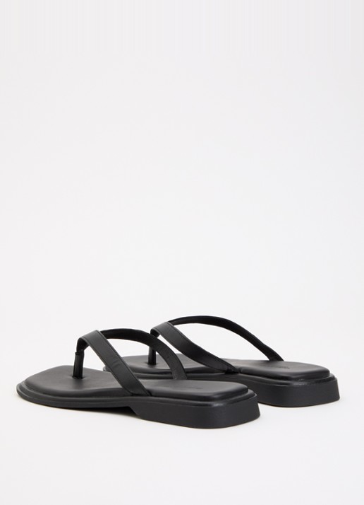 Vagabond Shoemakers Izzy slipper van leer - achterkant 5 zwart