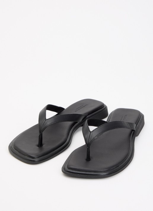 Vagabond Shoemakers Izzy slipper van leer - detail 2 zwart