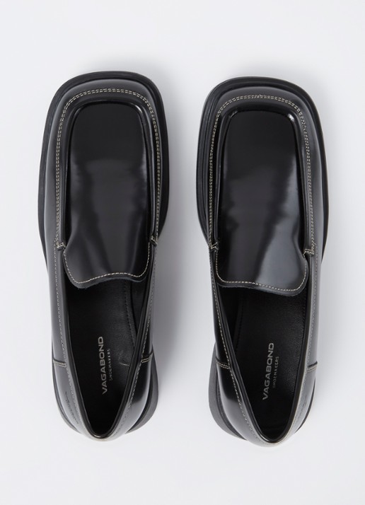 Vagabond Shoemakers Jaclyn loafer van lakleer - detail 5 zwart