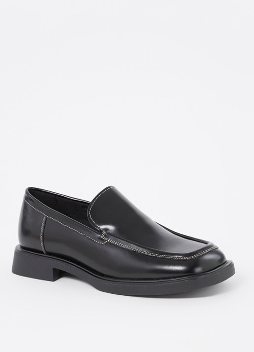 Vagabond Shoemakers Jaclyn loafer van lakleer - voorkant zwart