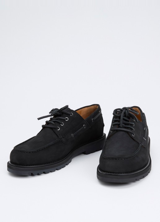 Vagabond Shoemakers Jay bootschoen van nubuck - detail zwart