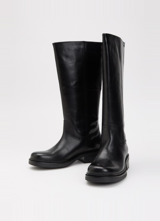 Vagabond Shoemakers Karlie laars van leer - detail zwart