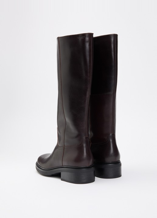 Vagabond Shoemakers Karlie laars van leer - achterkant donkerbruin