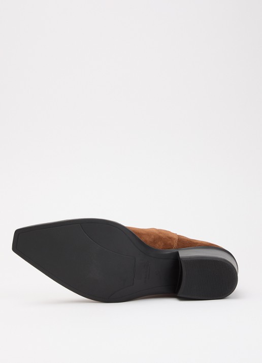 Vagabond Shoemakers Kelsey cowboylaars van suède - detail 4 cognac
