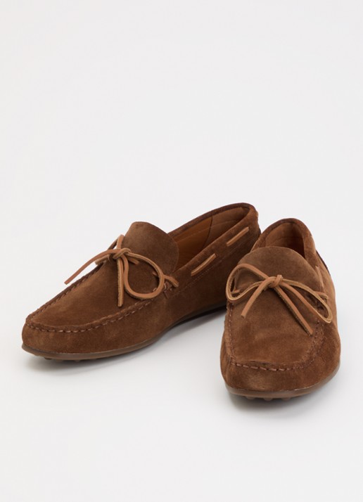 Vagabond Shoemakers Larissa bootschoen van suède - detail 4 cognac