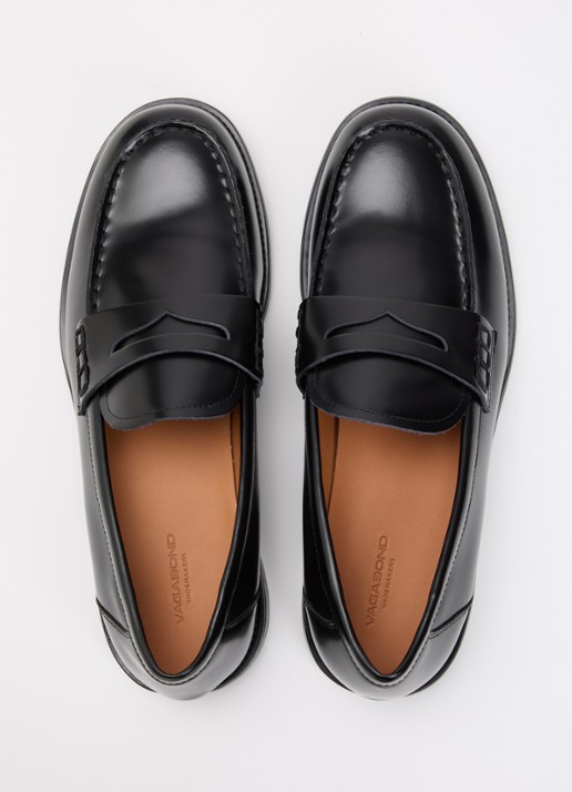 Vagabond Shoemakers Linn loafer van leer - detail 2 zwart