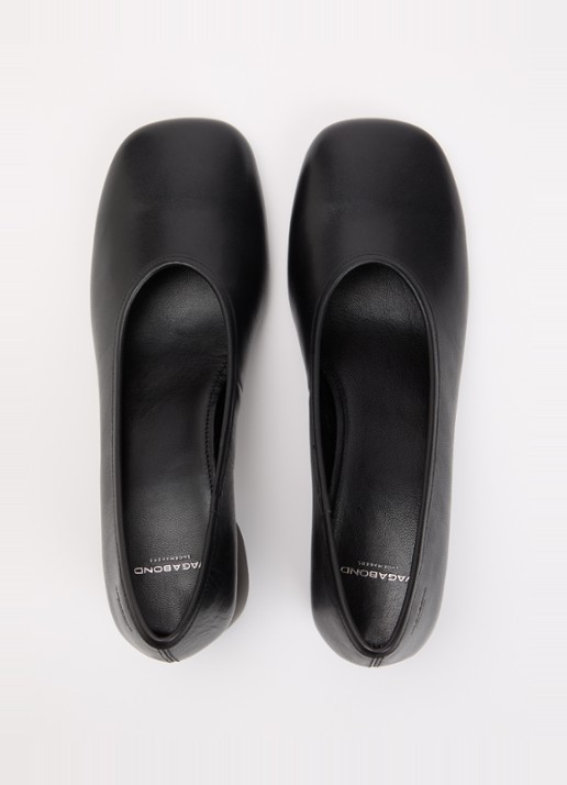 Vagabond Shoemakers Livia pump van leer - detail 2 zwart