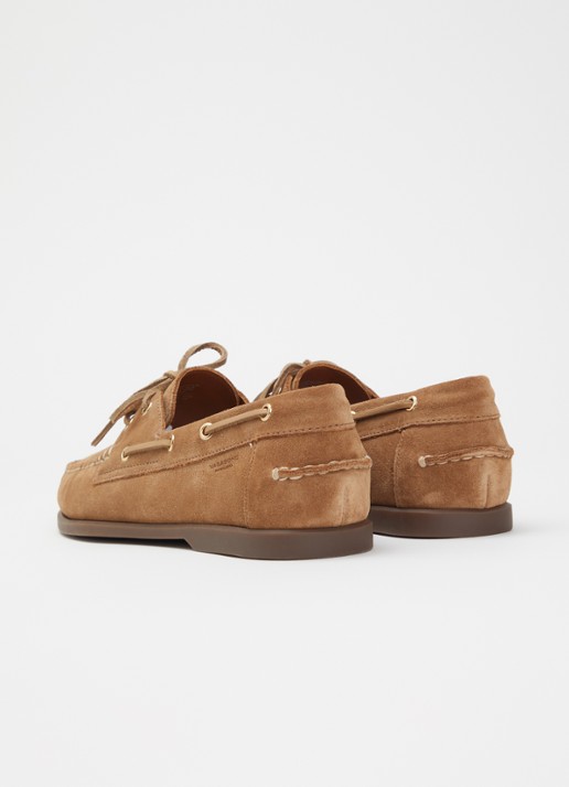Vagabond Shoemakers Loui bootschoen van suède - achterkant zand