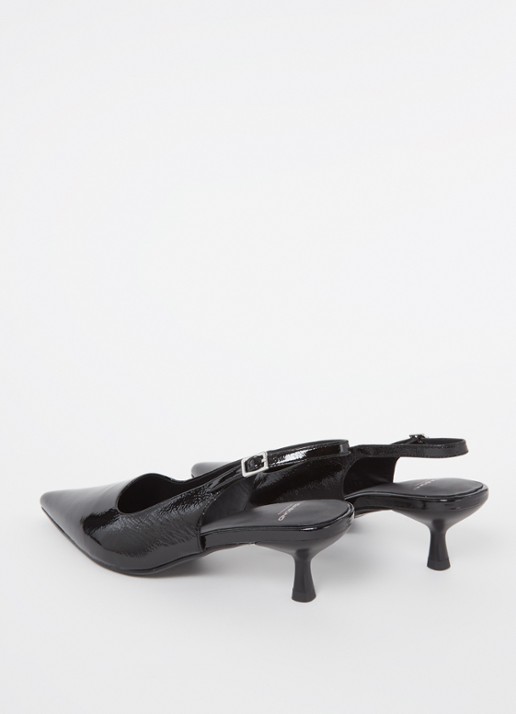 Vagabond Shoemakers Lykke slingback van lakleer - achterkant 6 zwart