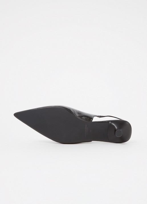 Vagabond Shoemakers Lykke slingback van lakleer - detail 5 zwart