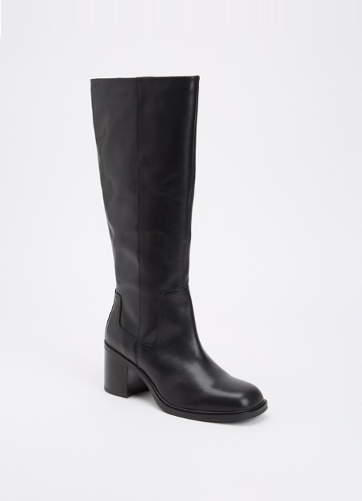 Vagabond Shoemakers Meryl laars van leer - voorkant zwart