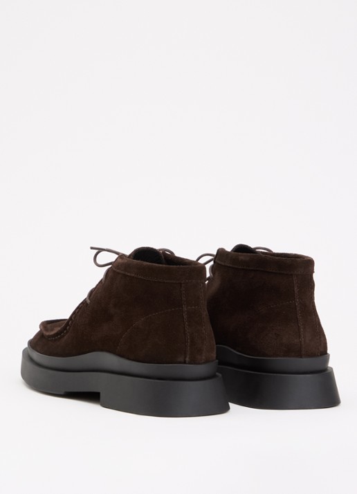 Vagabond Shoemakers Mike veterschoen van suède - achterkant donkerbruin