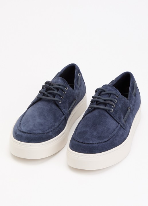 Vagabond Shoemakers Paul 2.0 bootschoen van suède - detail 3 indigo