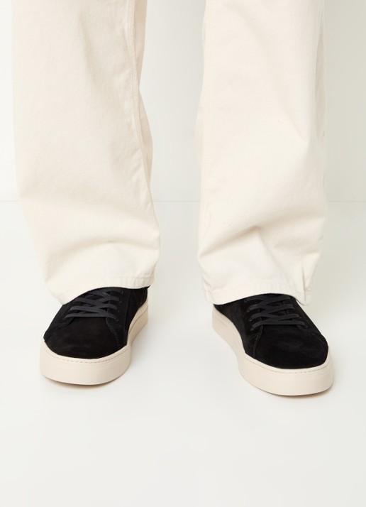 Vagabond Shoemakers Paul 2.0 sneaker van suède - voorkant 2 zwart