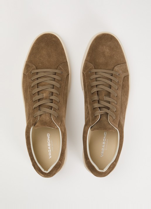 Vagabond Shoemakers Paul 2.0 sneaker van suède - detail 4 zand