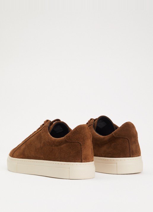 Vagabond Shoemakers Paul 2.0 sneaker van suède - achterkant bruin