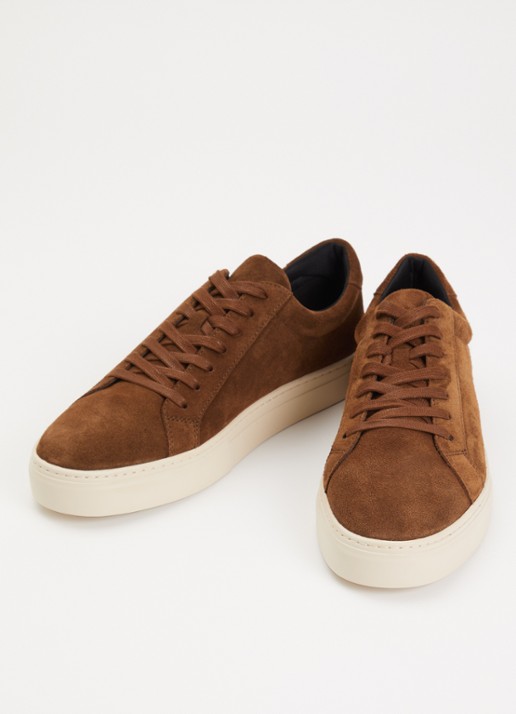 Vagabond Shoemakers Paul 2.0 sneaker van suède - detail 3 bruin