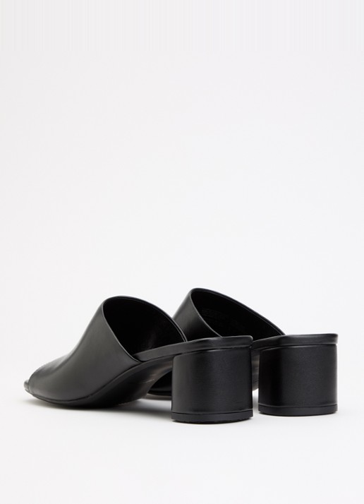 Vagabond Shoemakers Piper muiltje van leer - achterkant zwart