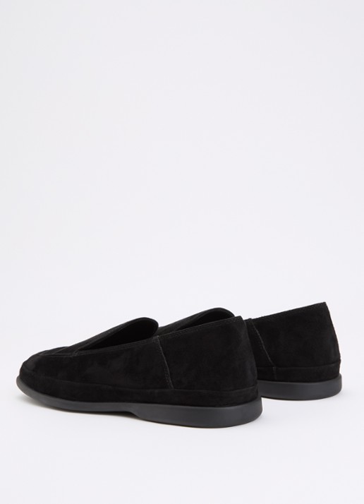 Vagabond Shoemakers Sammie loafer van geitensuède - achterkant zwart