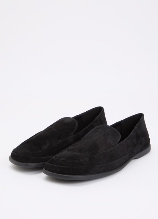 Vagabond Shoemakers Sammie loafer van geitensuède - detail 2 zwart
