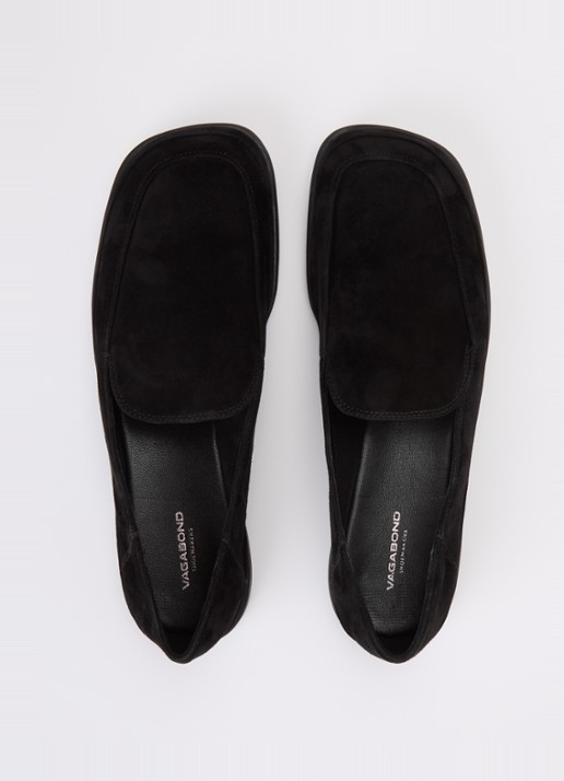 Vagabond Shoemakers Sammie loafer van geitensuède - detail 3 zwart