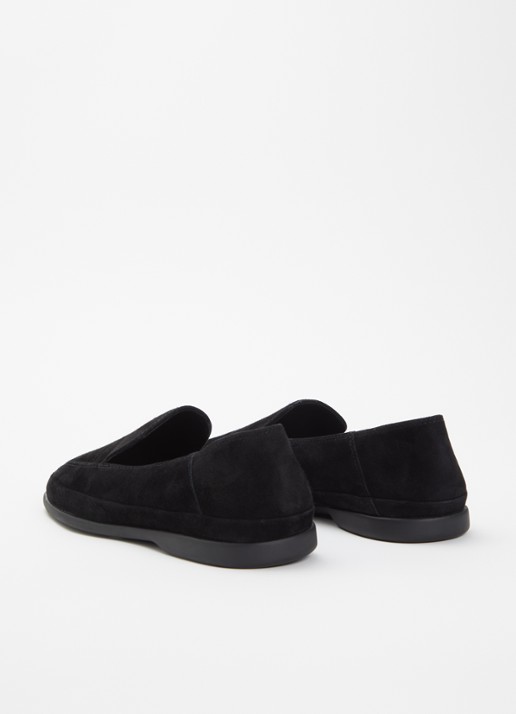 Vagabond Shoemakers Sammie loafer van geitensuède - achterkant zwart