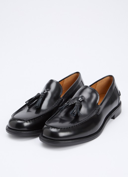 Vagabond Shoemakers Steven loafer - detail zwart