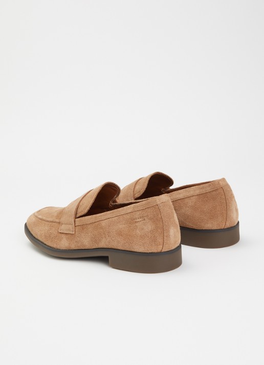 Vagabond Shoemakers Troy loafer van suède - achterkant 3 zand