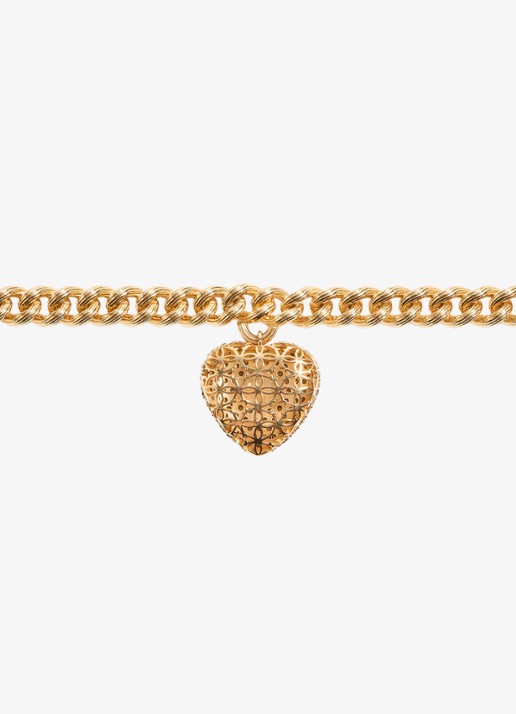 Valentino Garavani Armband met bedel - achterkant goud