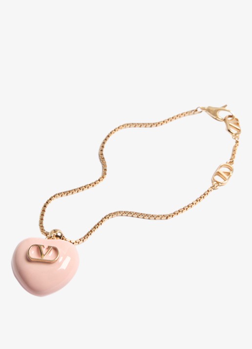 Valentino Garavani Armband met logo - detail goud