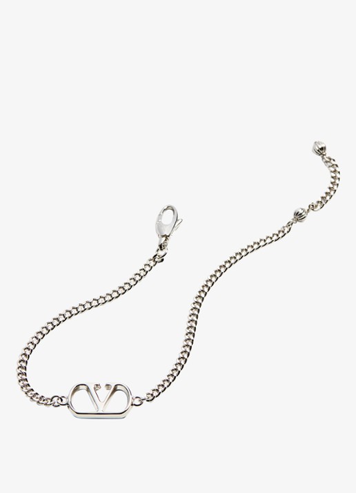 Valentino Garavani Armband met logo - detail 3 zilver