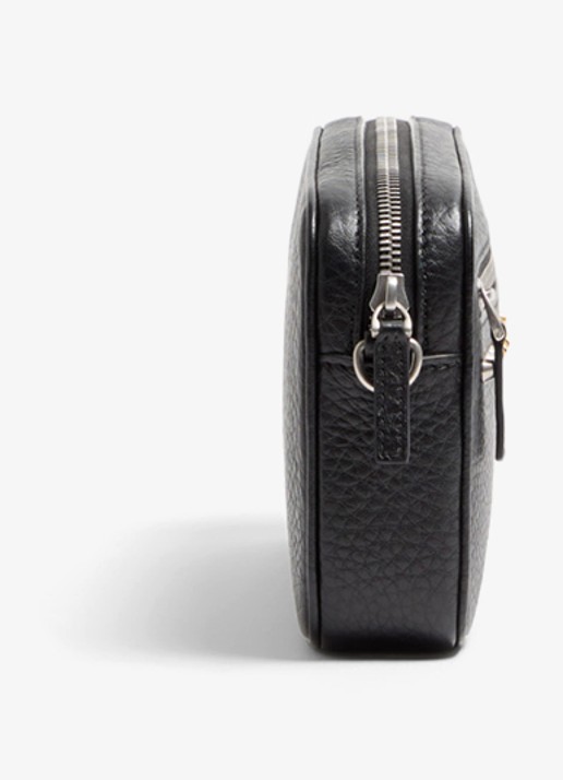 Valentino Garavani Clutch van kalfsleer met studs - detail 5 zwart