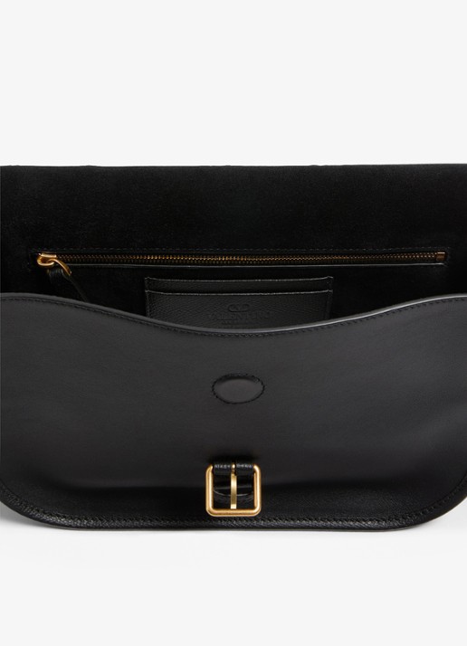 Valentino Garavani Crossbodytas van kalfsleer - detail 6 zwart